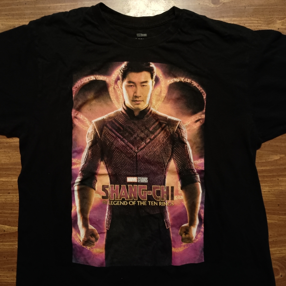 SHANG-CHI T-SHIRT - XL // Marvel Comics MCU tee shirt Simu Liu ten rings movie